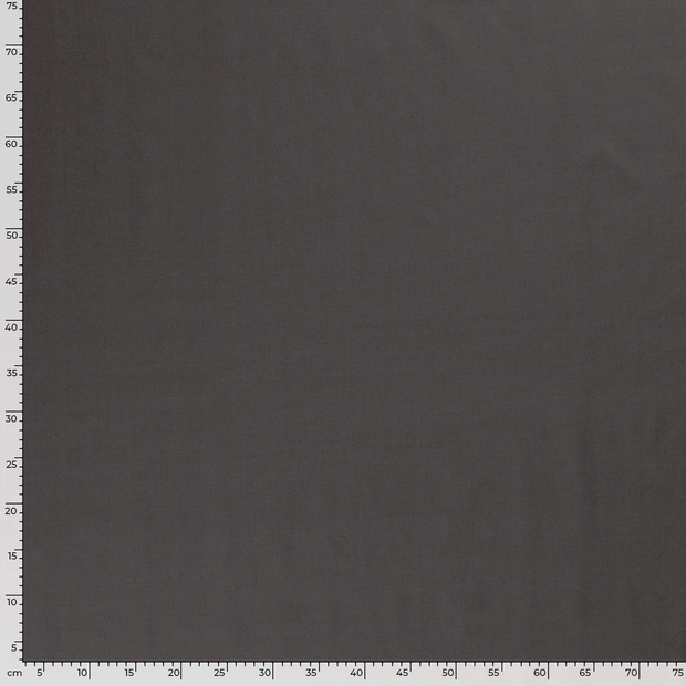 Cotton Poplin fabric Unicolour Dark Grey