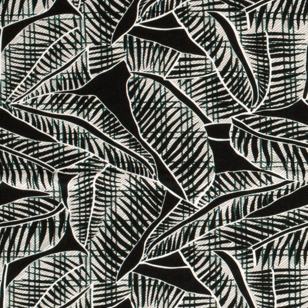 Viscose Jersey fabric Abstract Khaki Green