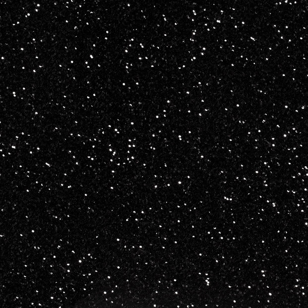 Velvet fabric Black shimmering 