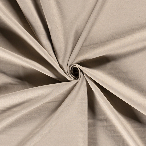 Woven Viscose Linen fabric Beige 