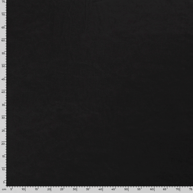 Popeline de Coton tissu Unicolore Noir