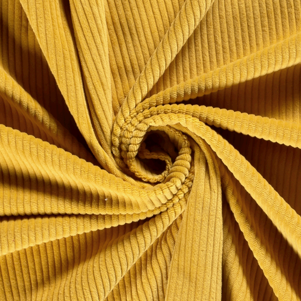 Corduroy 4.5w fabric Unicolour Oker