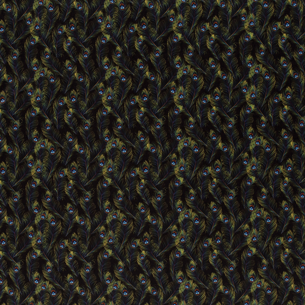 Polyester Jersey fabrik Schwarz 