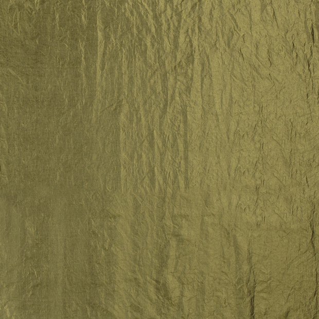 Tafetán tela Verde oliva ligeramente brillante