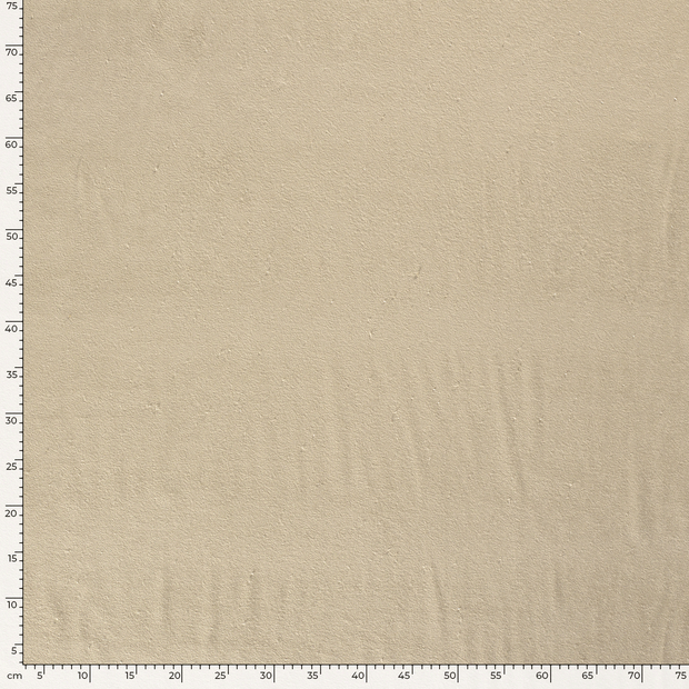 Stretch terry fabric Unicolour Ivory