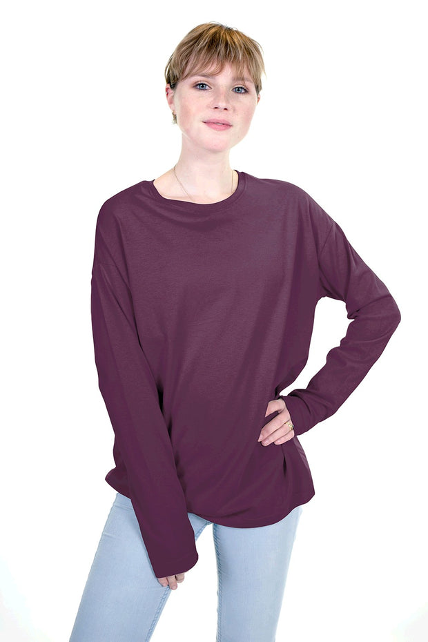 Punta di Roma fabric Unicolour Wine red