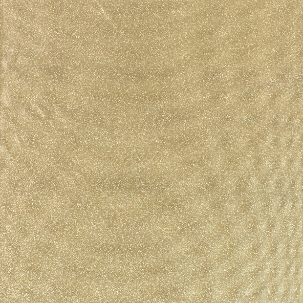 Polyester Jersey stof Goud glinsterend 