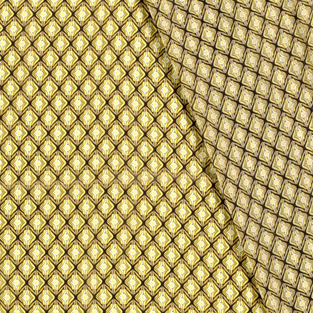 Chiffon fabric Abstract printed 