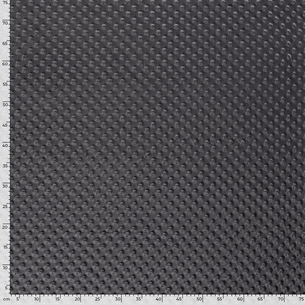 Minky fabric Unicolour Dark Grey