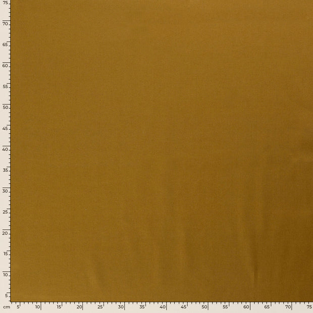 Canvas fabric Unicolour Oker
