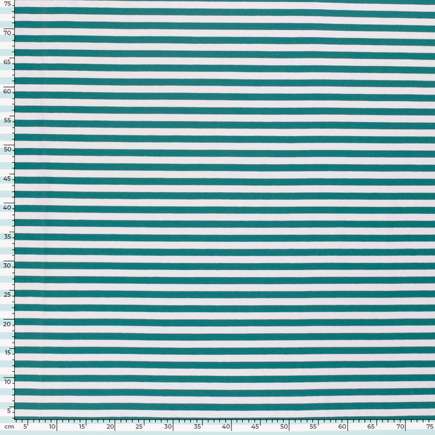 Baumwolle Jersey Yarn Dyed fabrik Streifen Petrol
