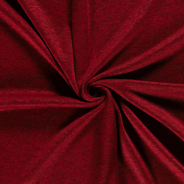 Jogging fabric Dark Red brushed 