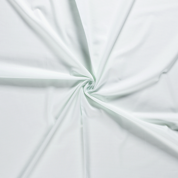 Cotton Poplin Yarn Dyed fabric Mint 
