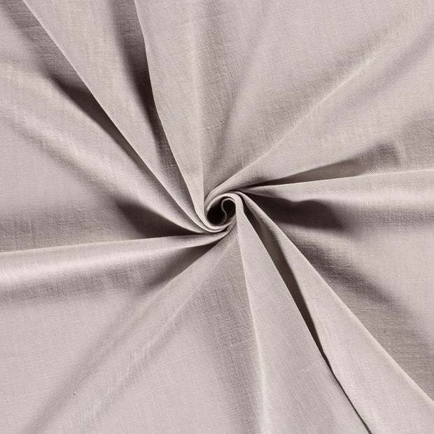 Ramie Linen fabric Light Grey stone washed 