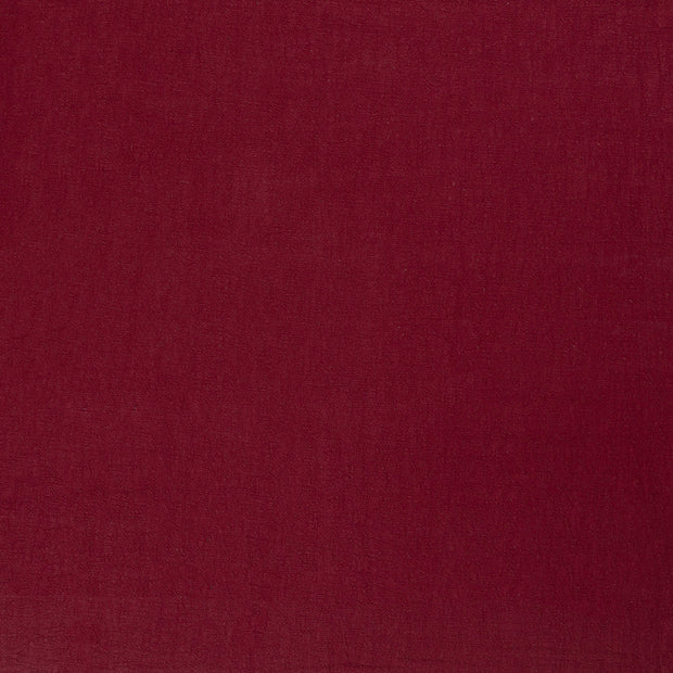 Linen fabric Bordeaux matte