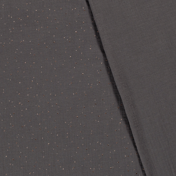 Muslin fabric Dots foiled 