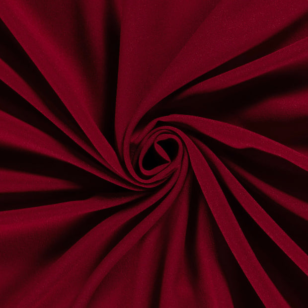 Crêpe Georgette fabric Unicolour Bordeaux