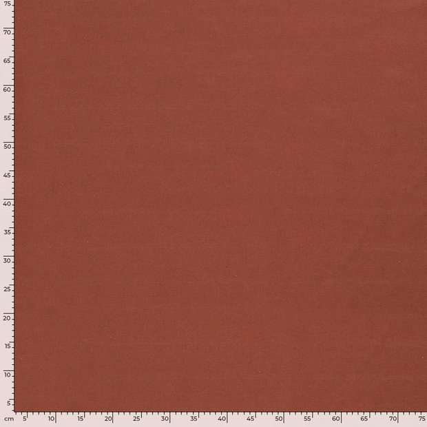 Panama tissu Unicolore Bois Rouge