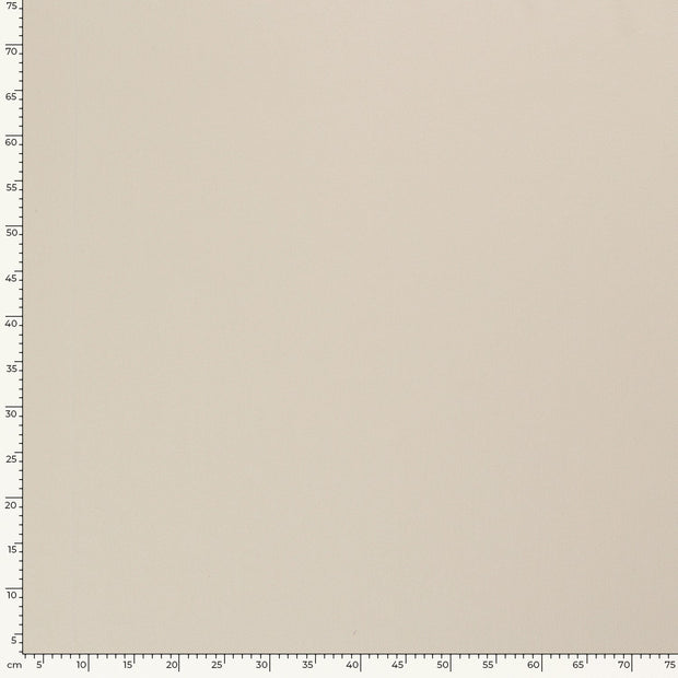 Gabardine fabrik Uni Beige