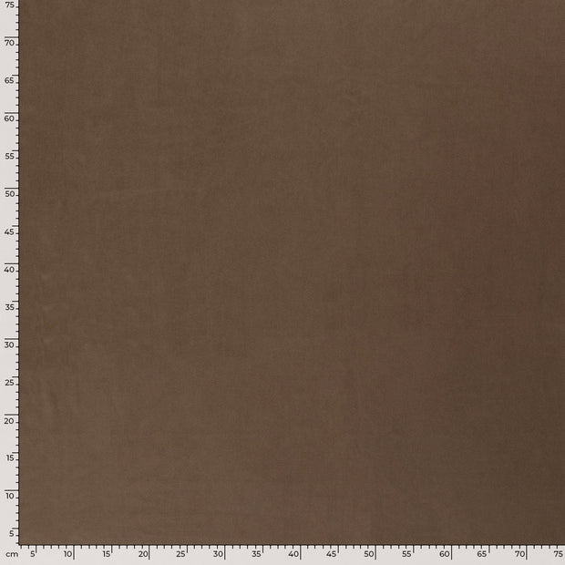 Suede Wildleder-Imitat fabrik Uni Taupe Grau