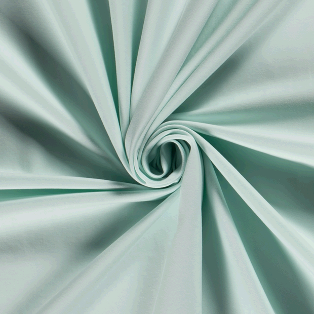 Cotton Jersey fabric Unicolour Ice Mint