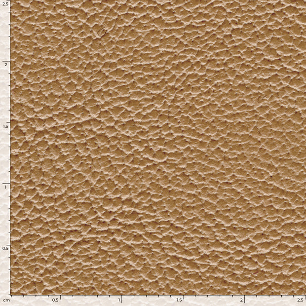 Artificial Leather fabric Unicolour Camel