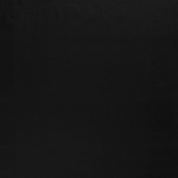 Cotton Poplin fabric Black matte 