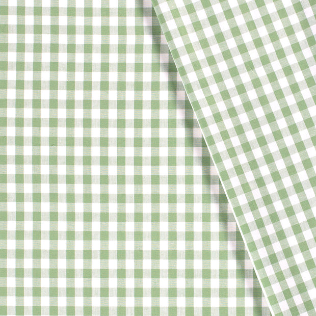Cotton Poplin fabric Checks yarn dyed