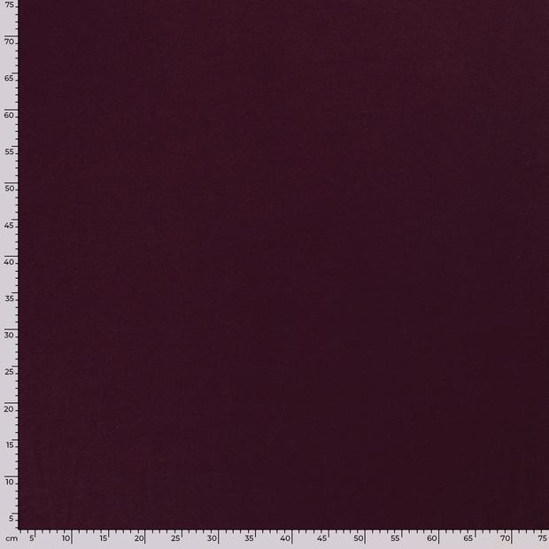 Jogging fabric Unicolour Wine red