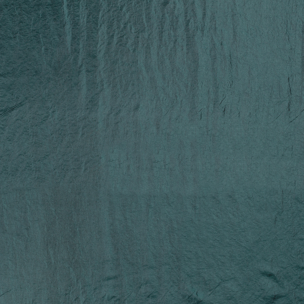 Taffeta fabric Petrol slightly shiny 