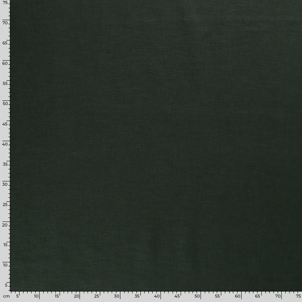 Ramie Linen fabric Unicolour Dark Green