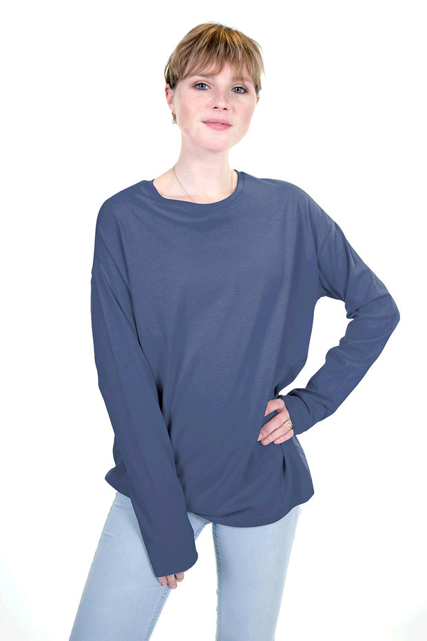 Punta di Roma fabric Unicolour Indigo