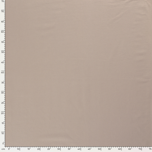 French Terry GOTS tissu Unicolore Beige