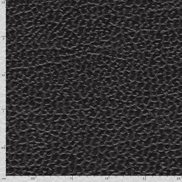 Artificial Leather fabric Unicolour Black