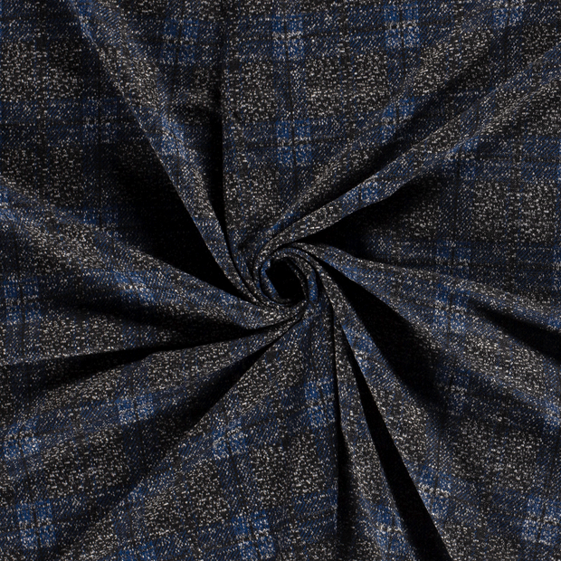 Jacquard fabric Petrol brushed 
