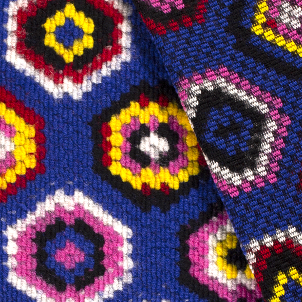 Heavy Knit fabric Abstract brushed 