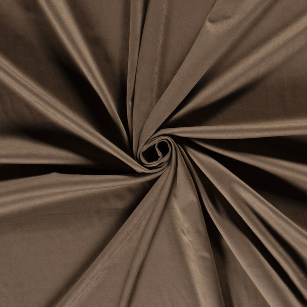 Suede Wildleder-Imitat fabrik Taupe Grau 