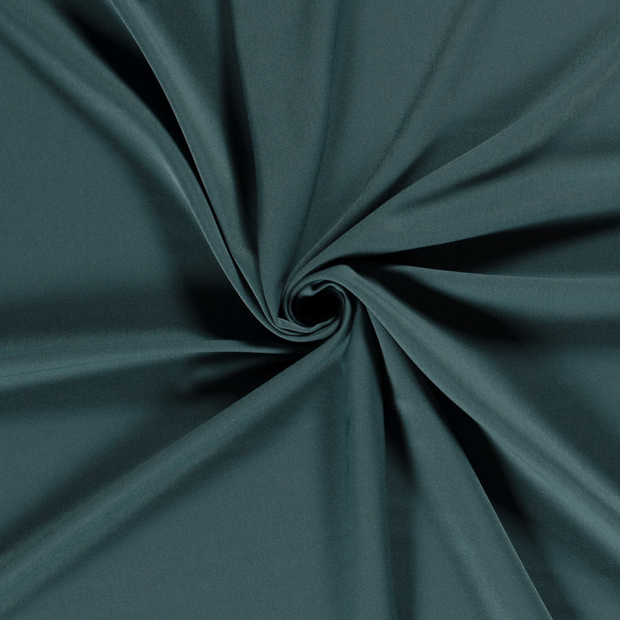 Gabardine tissu Bleu Canard