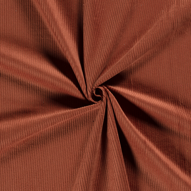Velours Côtelé 4.5w tissu Brique 