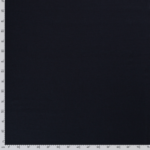 Woven Viscose Linen fabric Unicolour Navy
