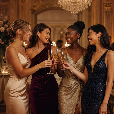 Fabrics for a gala dress