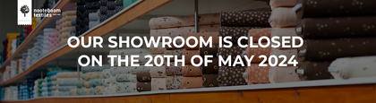 Showroom closed on the 20th of May