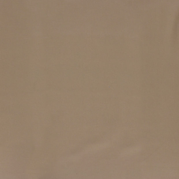 Cotton Satin fabric Beige matte 