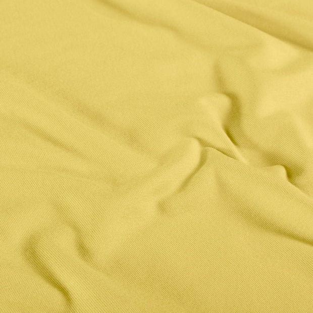 Viscose Jersey stof Effen Licht geel