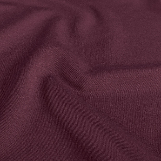 Crepe fabric Unicolour Aubergine