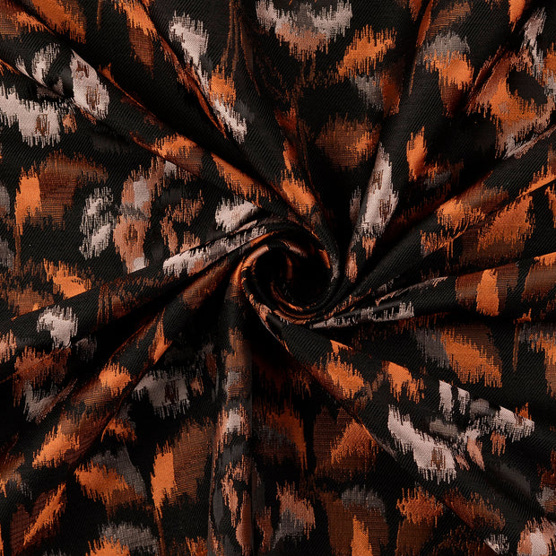 Jacquard tela Naranja 