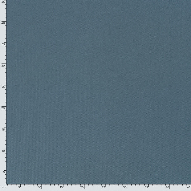 Heavy Knit tissu Unicolore Bleu acier