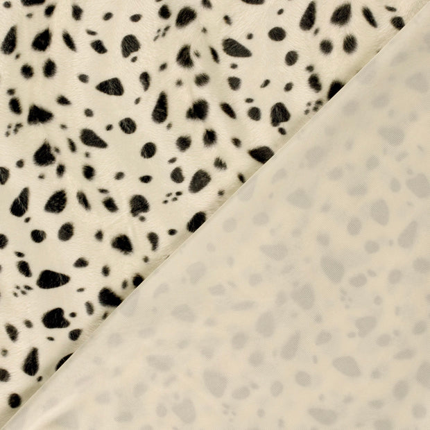 Velours fabric Dogs printed 