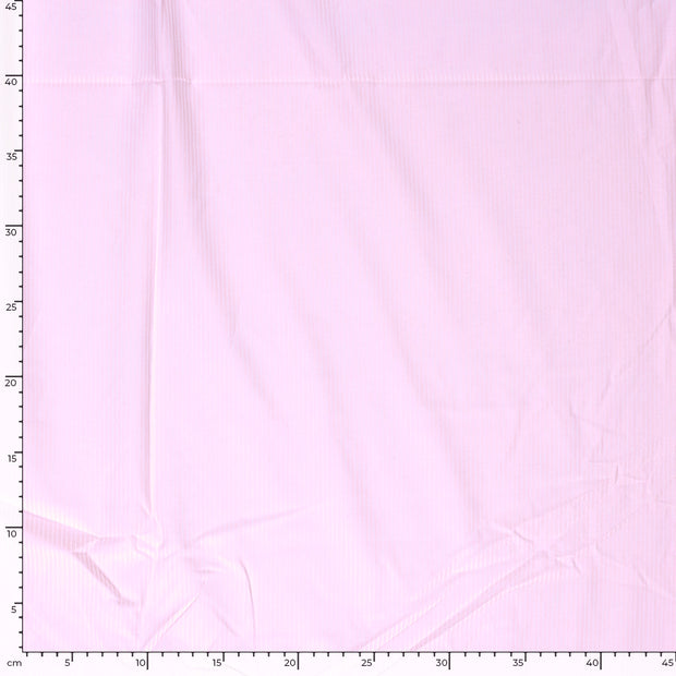 Woven Polyester fabric Stripes Light Pink