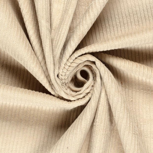 Corduroy 4.5w fabric Unicolour Beige
